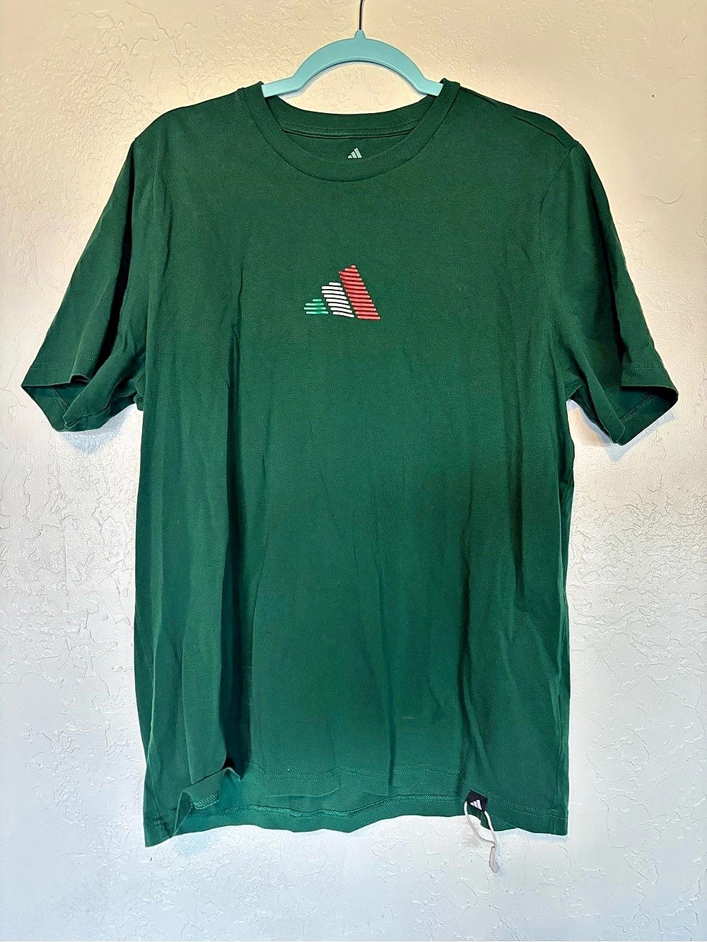 adidas Mexico Graphic Tee Graphic Short Sleeve Tee Green Large